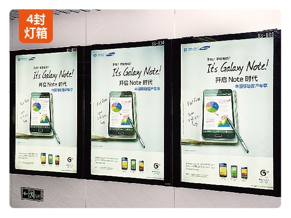深圳地铁媒体资料中4封、6封、12封灯箱是啥意思？