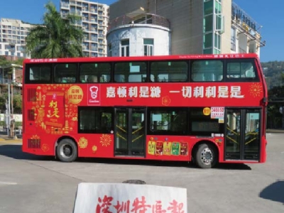 M448路双层巴士  | 深圳双层巴士M448路公交车广告投放公司