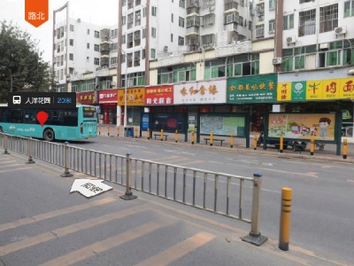 大洋花园-公交车站 深圳市宝安区福海街道的公交车候车亭公益广告牌公司