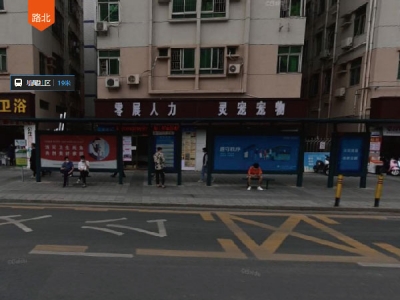 塘尾社区-公交车站 深圳市宝安区福海街道的公交车候车亭公益广告牌公司